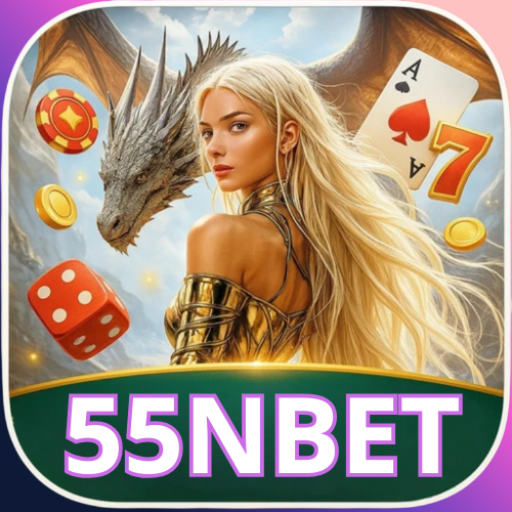 Imagem promocional da 55NBET mostrando a plataforma e suas vantagens